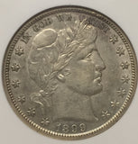 1899 Barber Half Dollar, AU50 PCGS