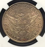 1915-D Barber Half Dollar, AU58 NGC