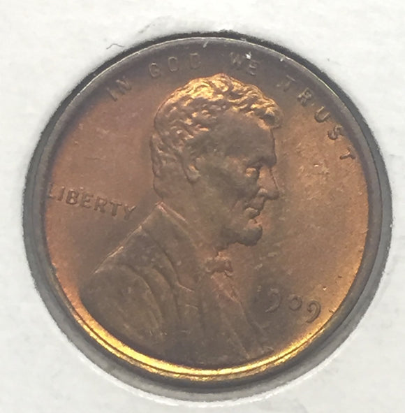 1909-VDB Lincoln Cent,  MS63RB