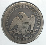 1844-O Liberty Seated Quarter, VG