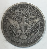 1910 Barber Half Dollar, VF20