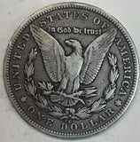 1879-CC Morgan Silver Dollar, VF20 Capped