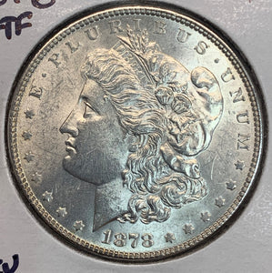 Copy of Copy of 1878 7TF Rev 78' Morgan Silver Dollar, BU