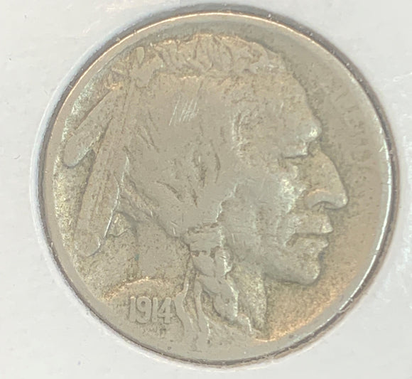1914-S Buffalo Nickel, VG