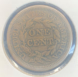 1853 Large Cent, XF