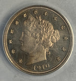 1910 Liberty Nickel Proof 60 ANACS