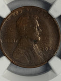 1922 No D Lincoln Cent Strong Reverse F12 BN NGC