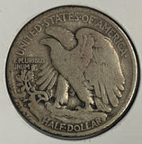 1919-S Walking Liberty Half Dollar, VG