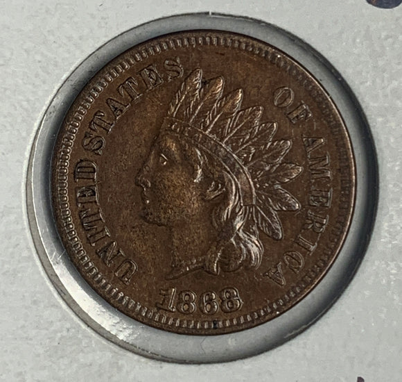 1868 Indian Head Cent, MS63BN