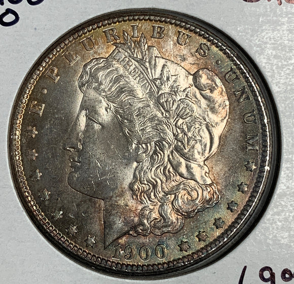 1900-O Morgan Silver Dollar, MS60+