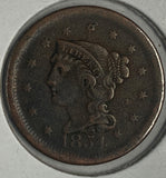 1854 Large Cent, Fine