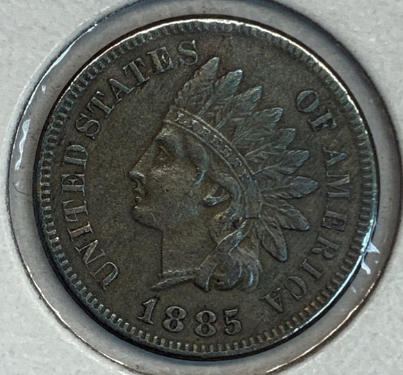 1885 Indian Head Cent, AU