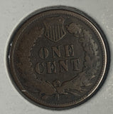 1876 Indian Head Cent, F+