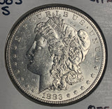 1883-S Morgan Silver Dollar, CH AU