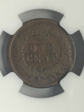 1877 Indian Head Cent VG-8 BN CAC NGC