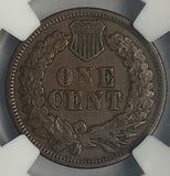 1869 Indian Head Cent, XF-40 BN NGC