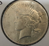 1927-D Peace Dollar MS60
